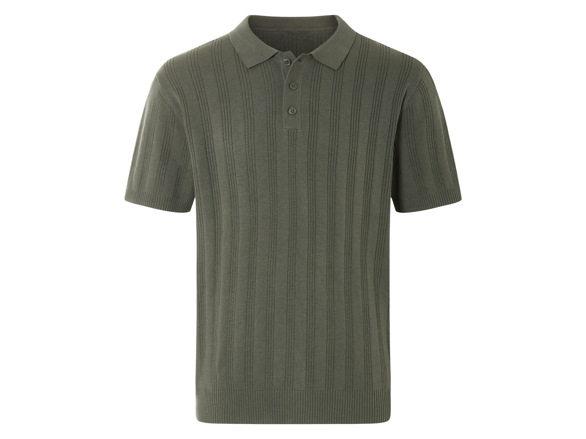 LIVERGY® Koszulka polo męska z dzianiny (Zielony, L (52/54))