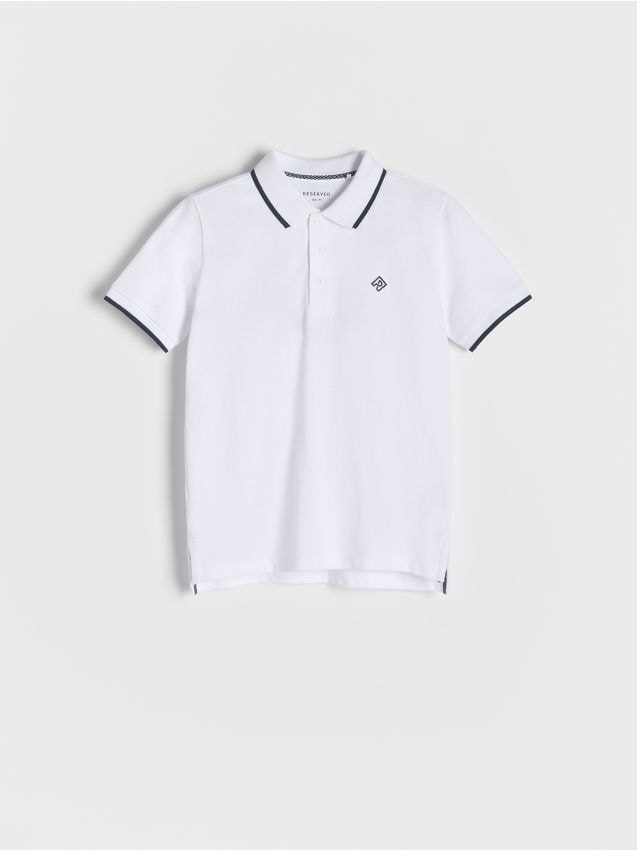 Reserved - Koszulka polo - biały