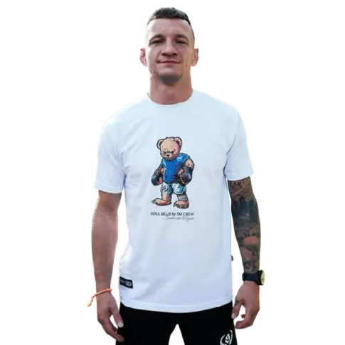 Środowisko Miejskie T-shirt Koszulka MMA Bear White