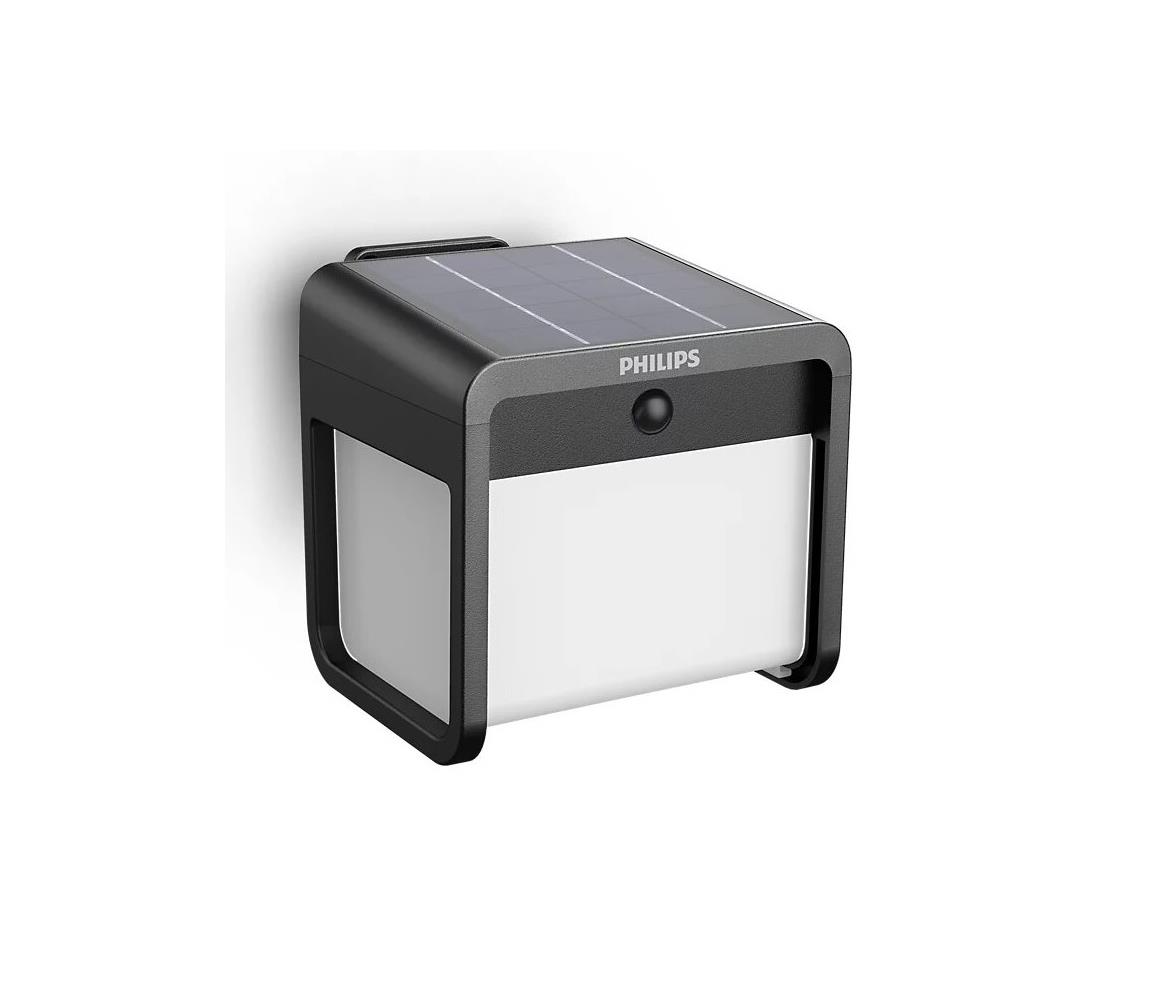 Philips -LED Kinkiet solarny z czujnikiem EZRA LED/1,8W/3,7V 3000K IP44