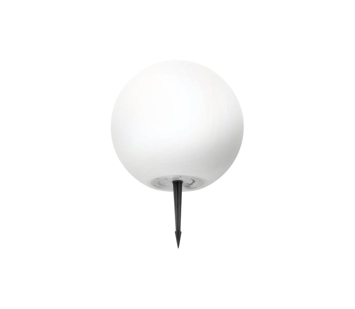LED RGB Ściemnialna solarna lampa LED/5W/3,7V 3000K IP54 śr. 40 cm