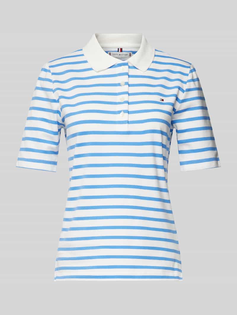 Koszulka polo o kroju regular fit z wyhaftowanym logo model ‘1985’