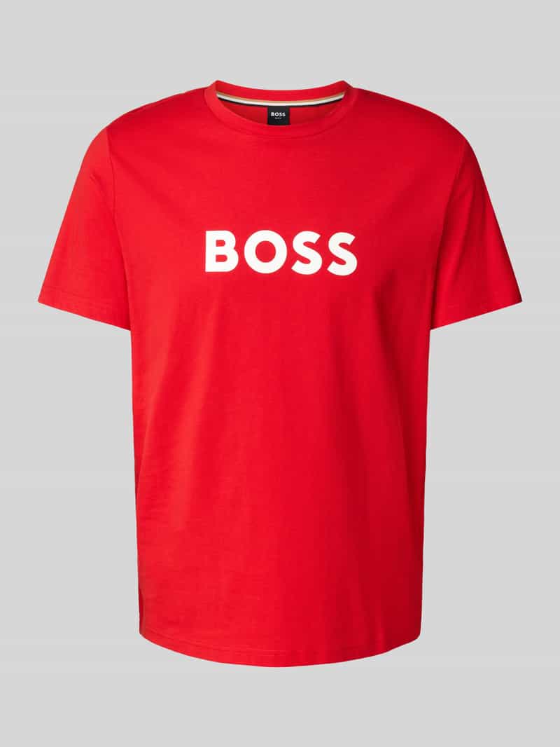 T-shirt z nadrukiem z logo