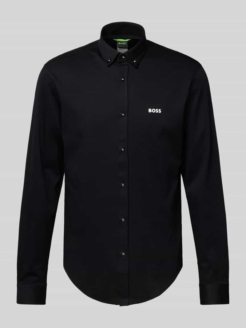 Koszula casualowa o kroju slim fit z kołnierzykiem typu button down model ‘MOTION’