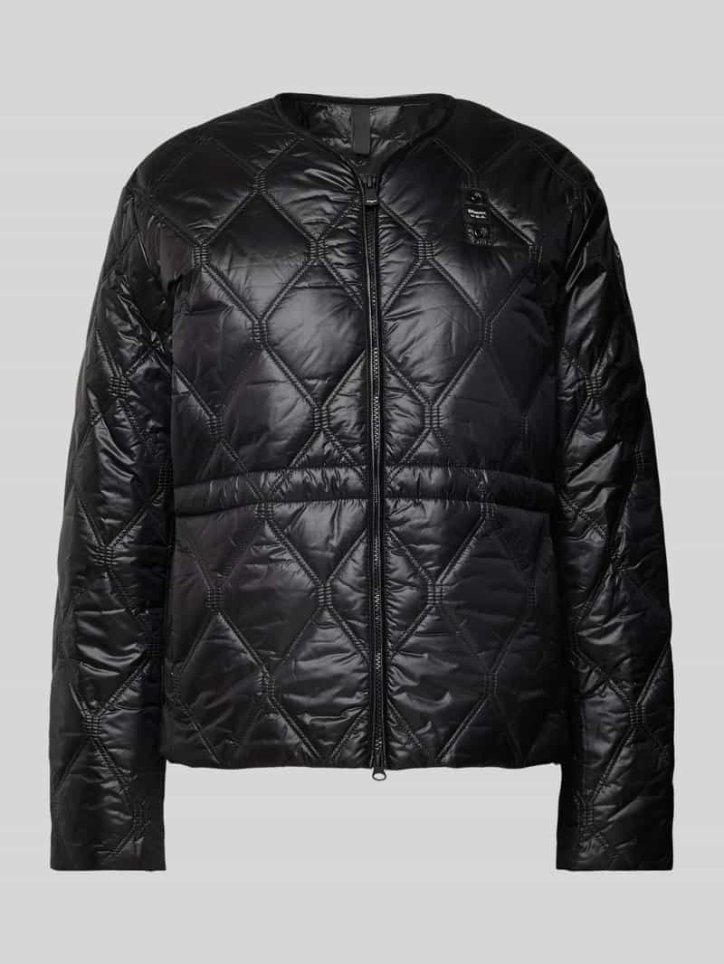 Kurtka pikowana z naszywką z logo model ‘TAFT’