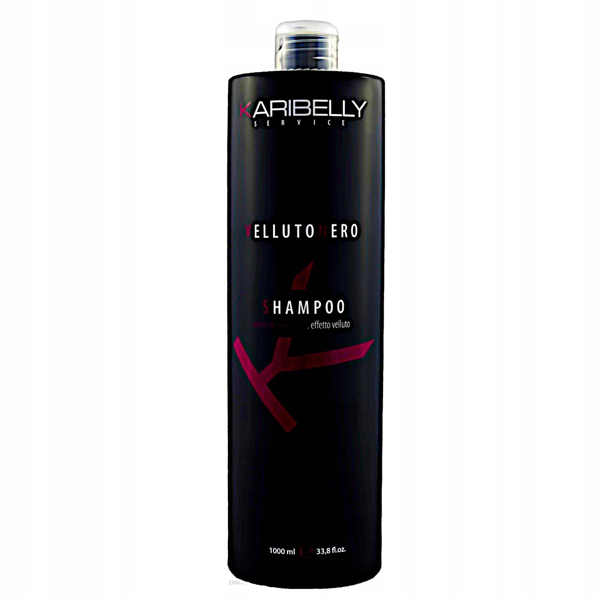 KARIBELLY Vellutonero Szampon 1000ml -Odświeżające i Wzmacniające Działanie