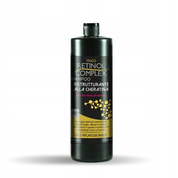 Keratynowy szampon odbudowujący RETINOL COMPLEX 800ml