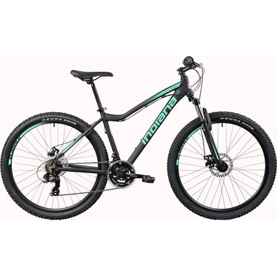 Rower górski MTB INDIANA X-Pulser 2.7 D17 27.5 cala damski Czarno-miętowy