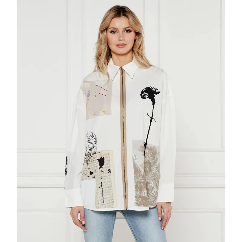 Desigual Koszula RECORTES_LACROIX Oversize fit