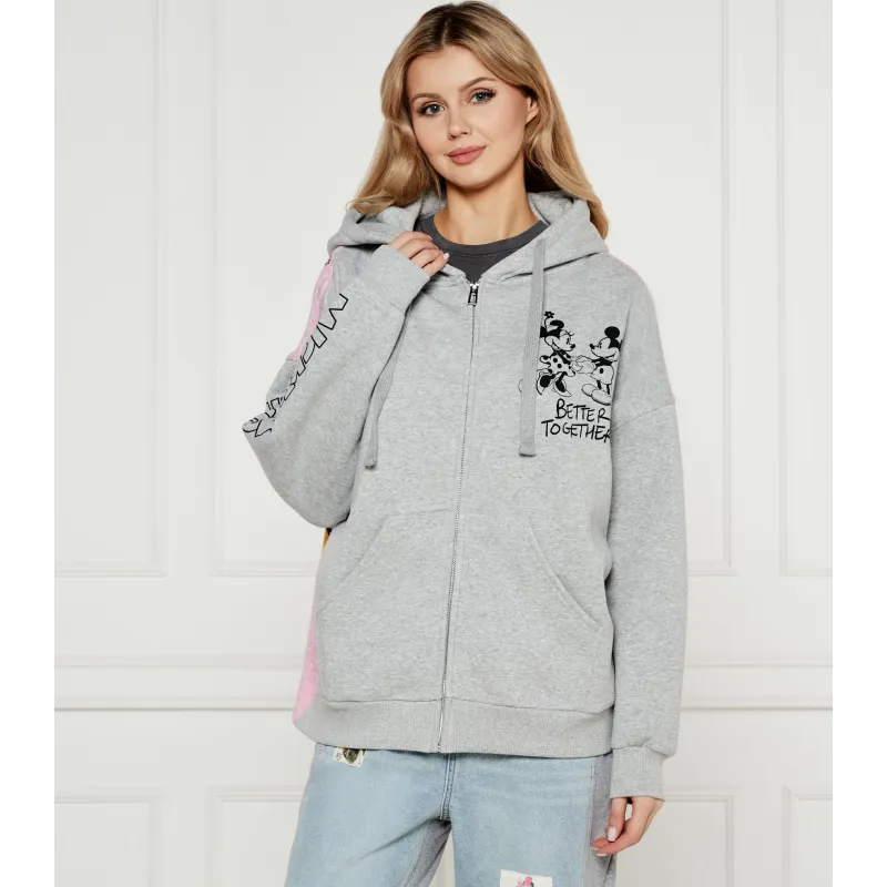 Desigual Bluza MICKEY MOUSE DESIGUAL X DISNEY Regular Fit z dodatkiem wełny