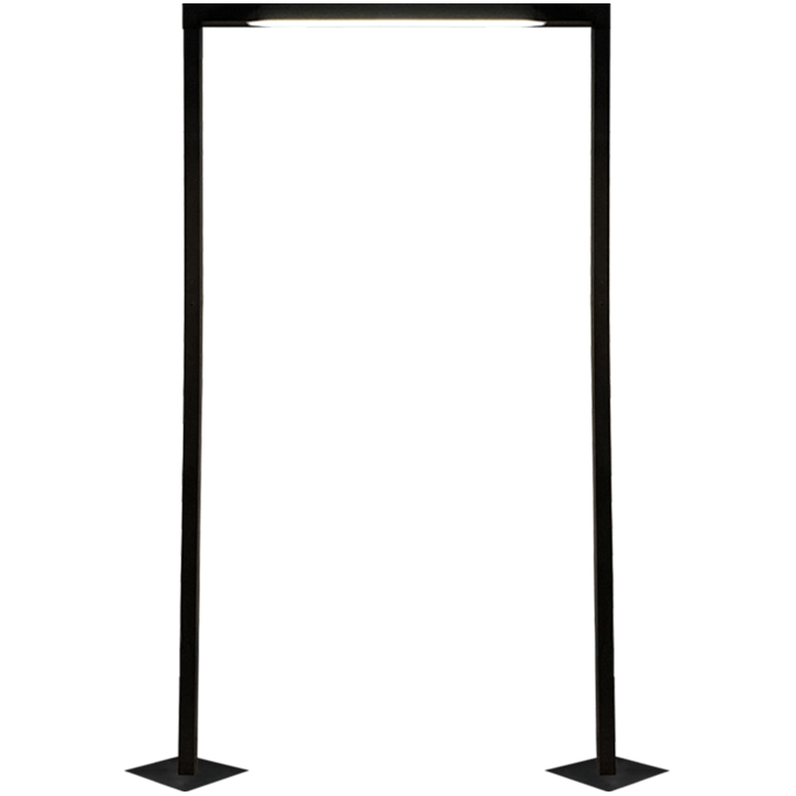 Zewnętrzna lampa stojąca TAKETA 9932 IP44 bramka antracyt