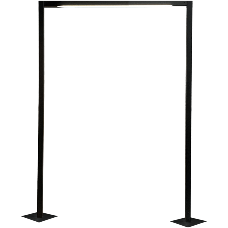 Stojąca lampa do ogrodu bramka TAKETA 9933 IP44 antracyt