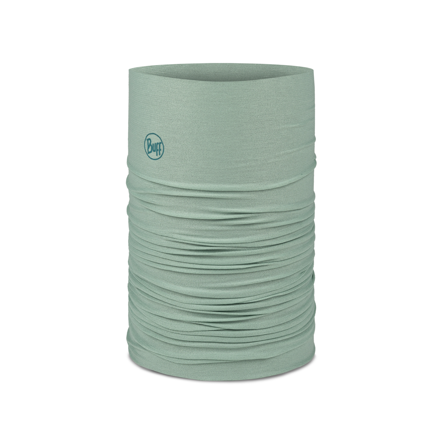 Chusta turystyczna z ochroną przeciw komarom Buff Coolnet UV+ Insect Shield solid seagrove green - ONE SIZE