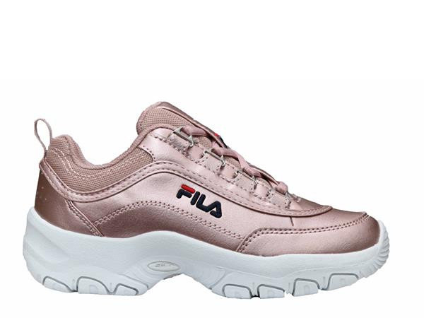 Buty dziecięce Fila 101093372W STRADA F LOW JR Różowe