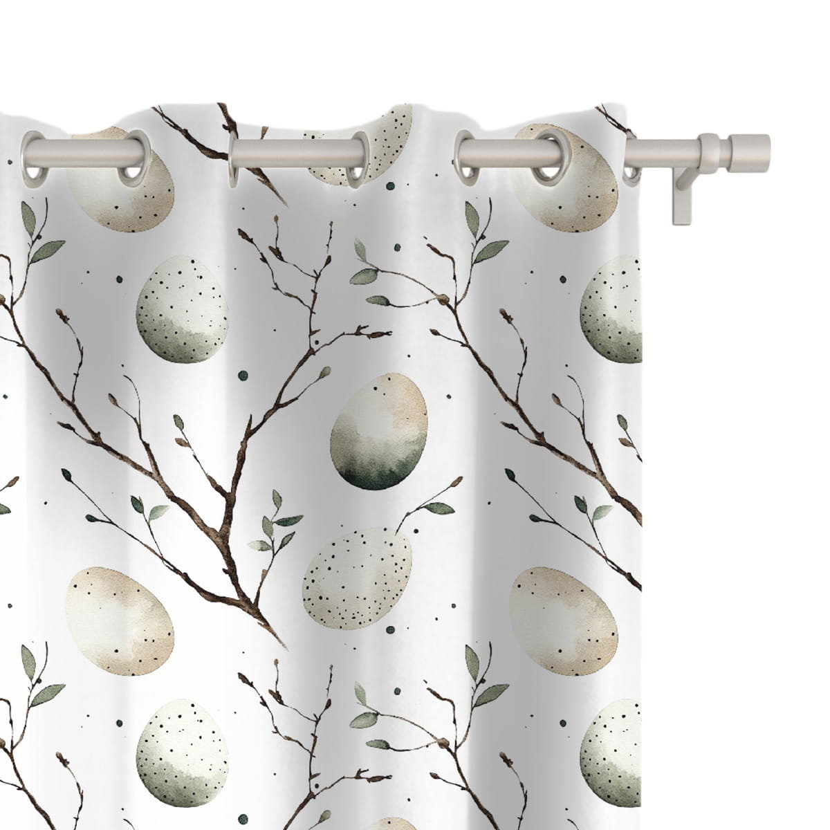 Zasłona SPRING wzór SP23 pisanki 150 x 240 cm tkanina zaciemniająca