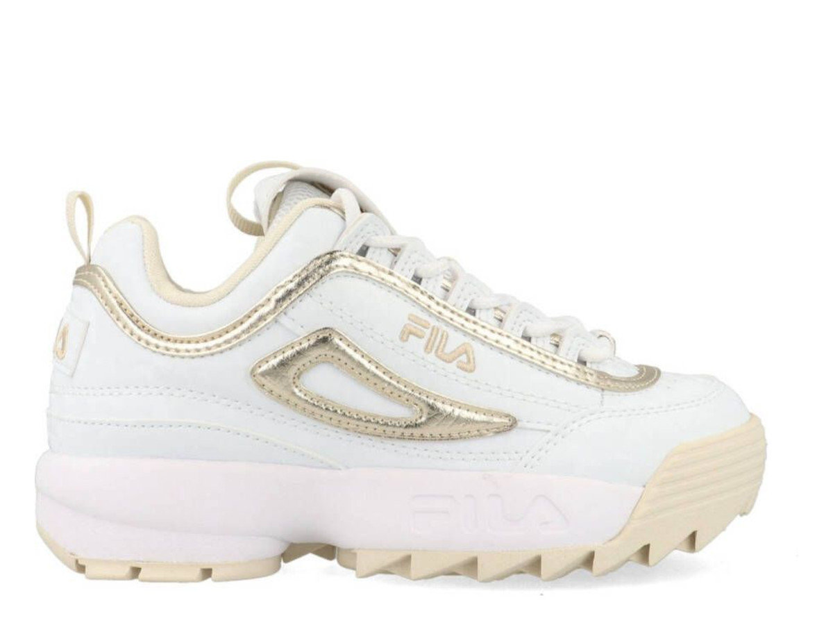 Buty dziecięce Fila FFT006213069 DISRUPTOR F TEENS Białe