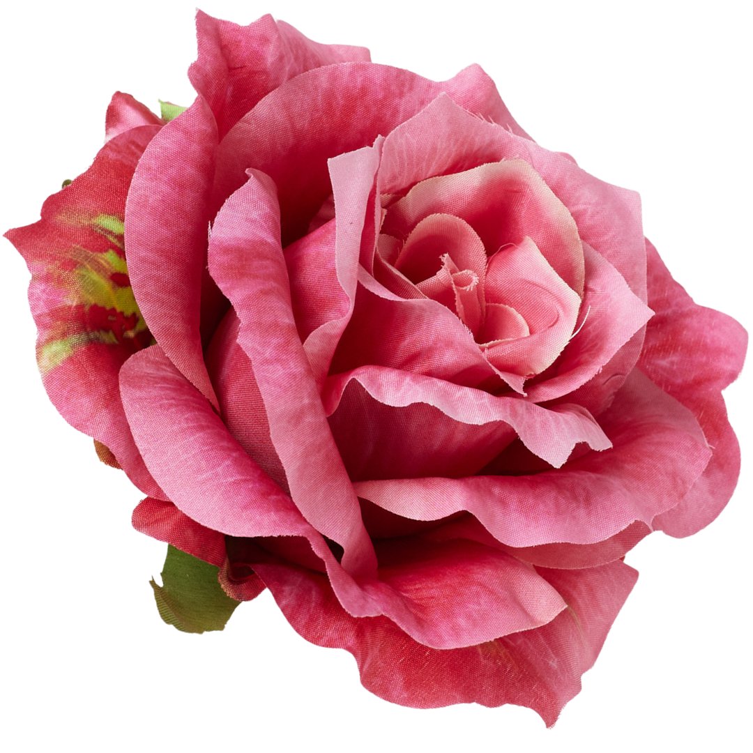 [68b5271] Róża główka rozkwitnięta 10cm ciemnoróżowa