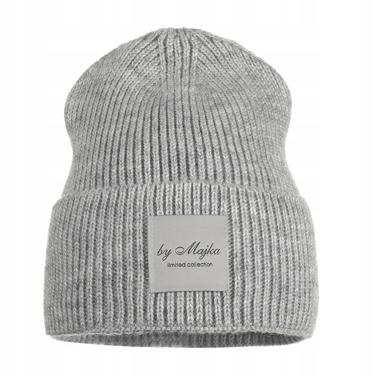 Czapka Damska Beanie Zimowa Szara Majka