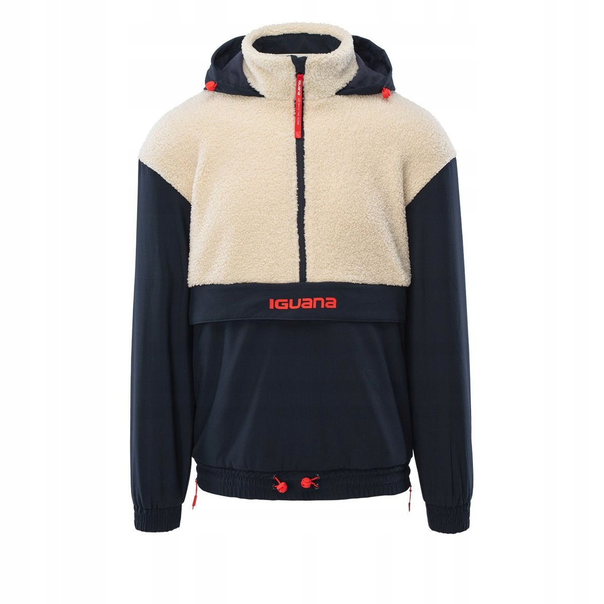 Kurtka męska z kapturem i mikropolarową podszewką l