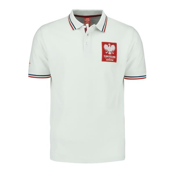 Koszulka męska Monotox MX22091 POLO TP EAGLE Biała