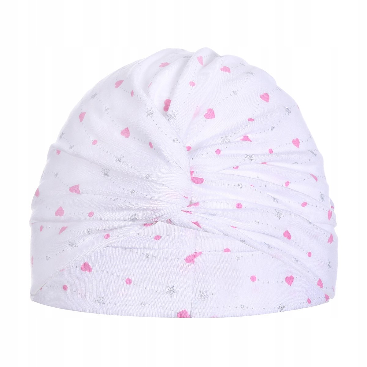 CZAPKA DZIEWCZĘCA BAWEŁNIANA TURBAN WIOSNA LATO
