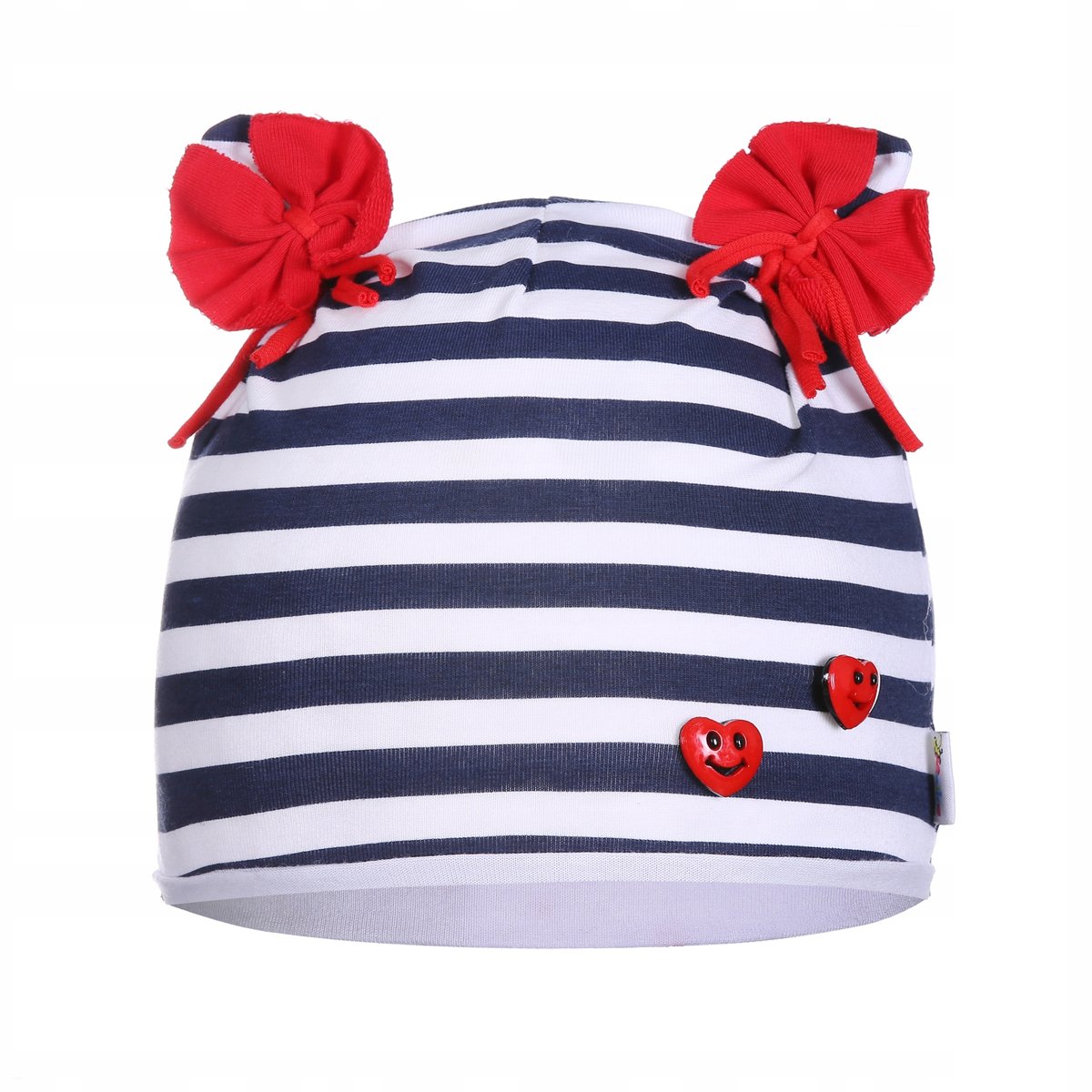 CZAPKA BAWEŁNIANA DZIEWCZĘCA GRANAT