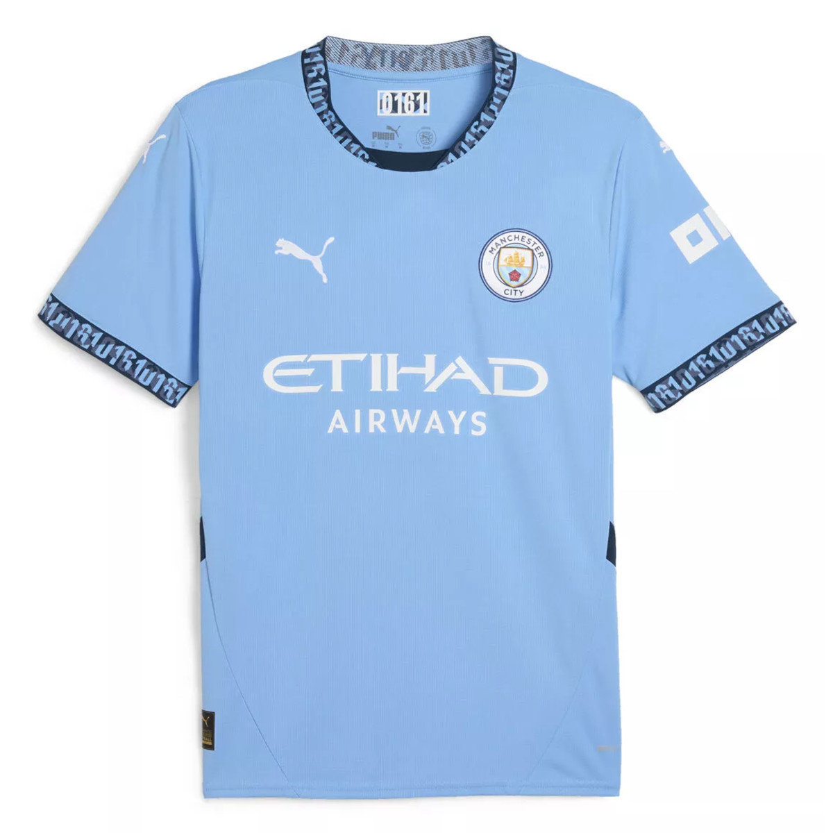 Koszulka męska Puma 77507501 MCFC HOME JERSEY REPLICA Niebieska