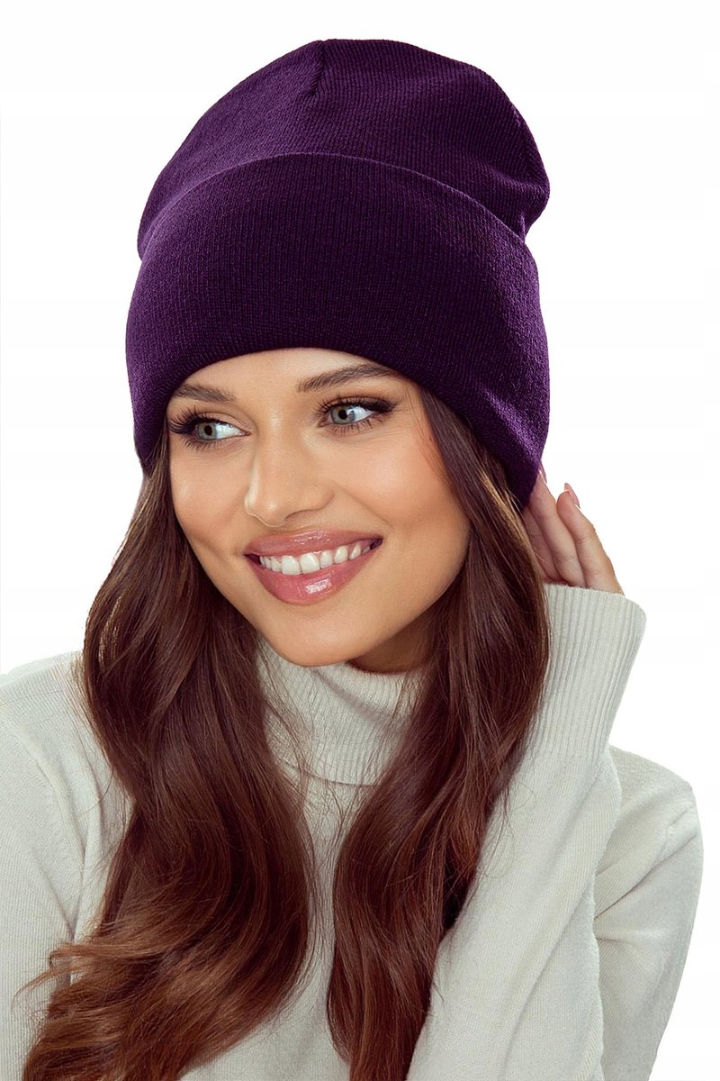 Ciepła Klasyczna Wywijana Czapka Zimowa Na Zimę Unisex Podwójna Ślwka