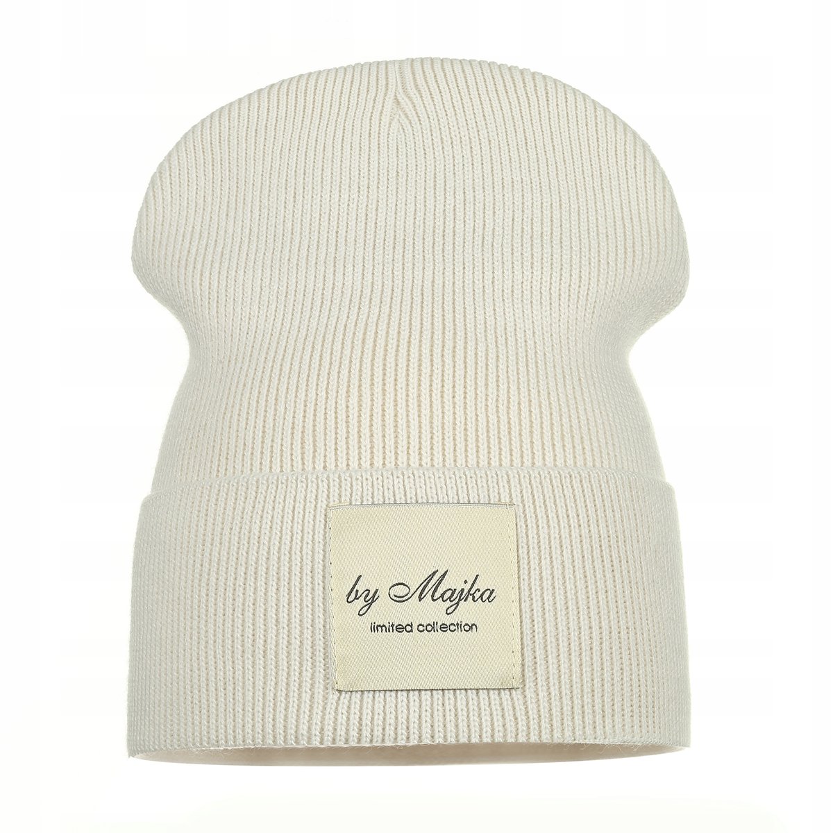 Czapka Damska Beanie Zimowa Jasny Beż Majka