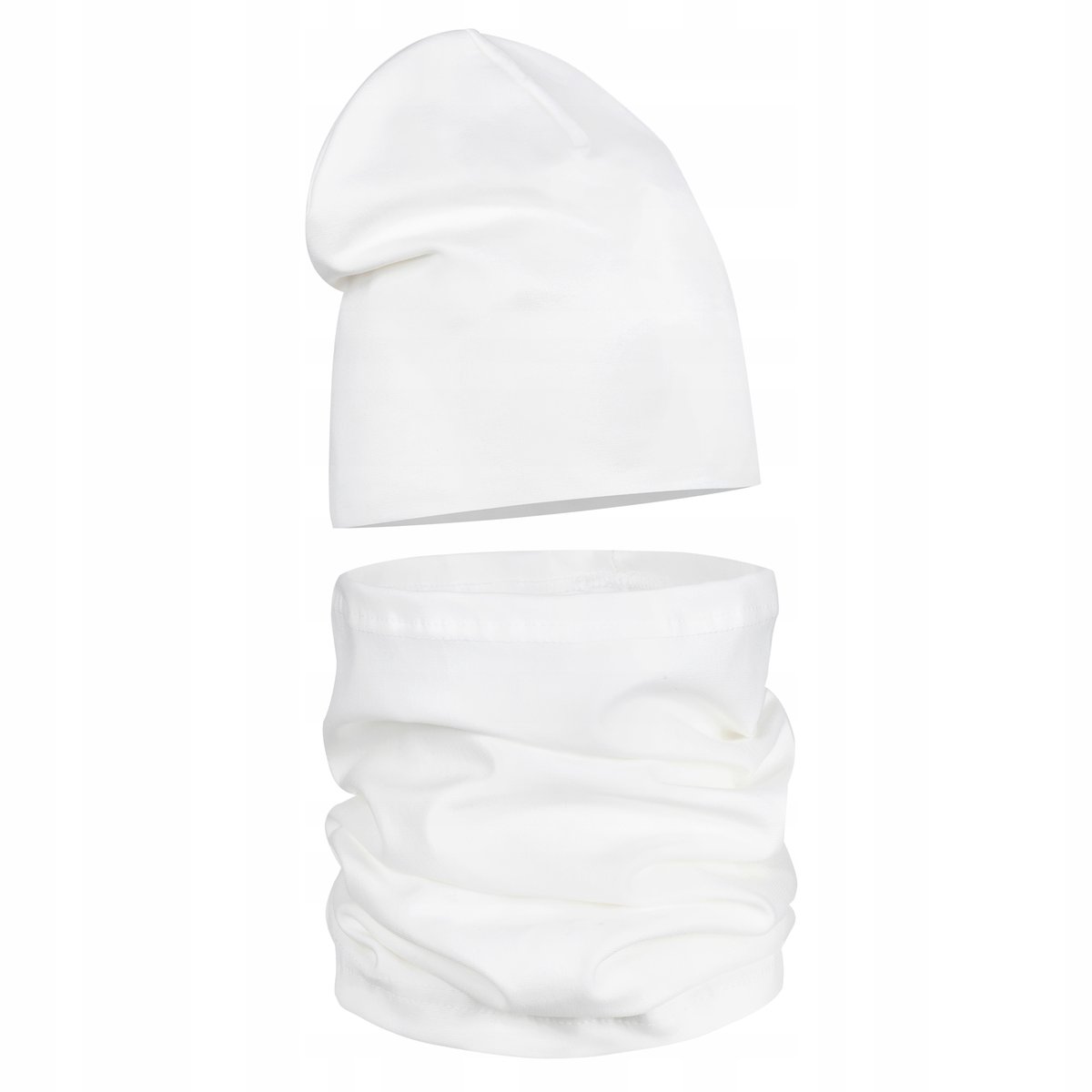 KOMPLET PRZEJŚCIOWY WIOSENNY JESIENNY CZAPKA + KOMIN BAWEŁNA KOLORY 54/58