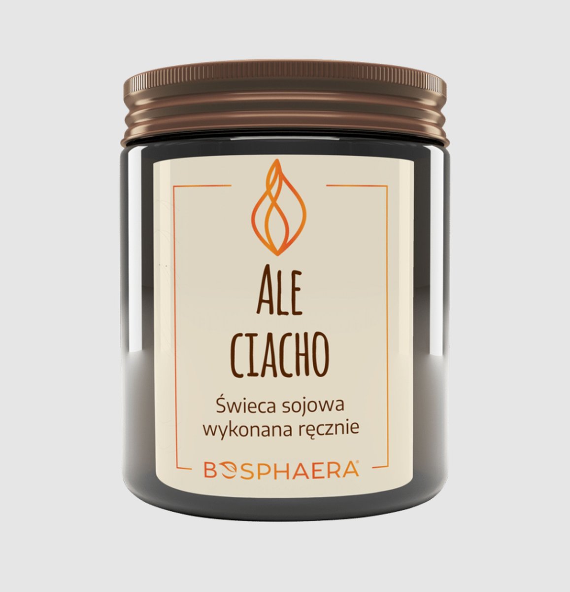 Sojowa świeca zapachowa - Ale Ciacho - 190g - Bosphaera