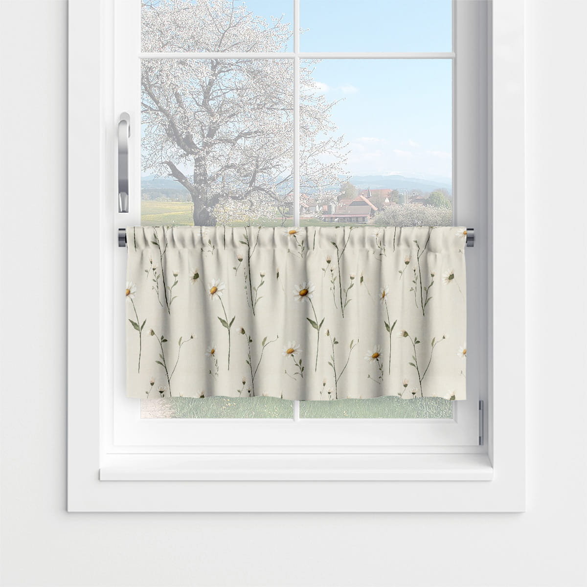 Zazdrostka SPRING wzór SP25 stokrotki 30 x 120 cm