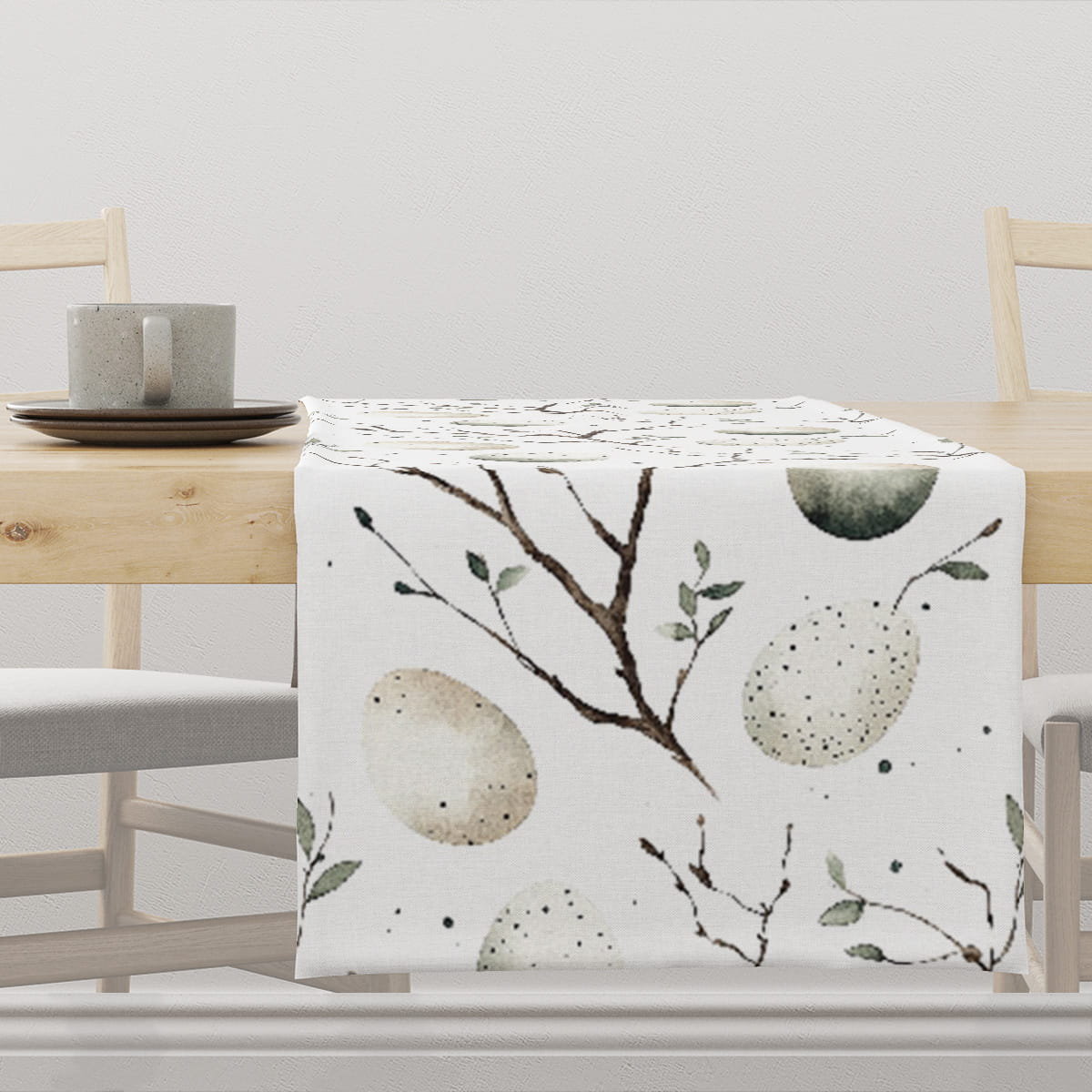 Bieżnik wiosenny SPRING wzór SP23 pisanki 40 x 100 cm