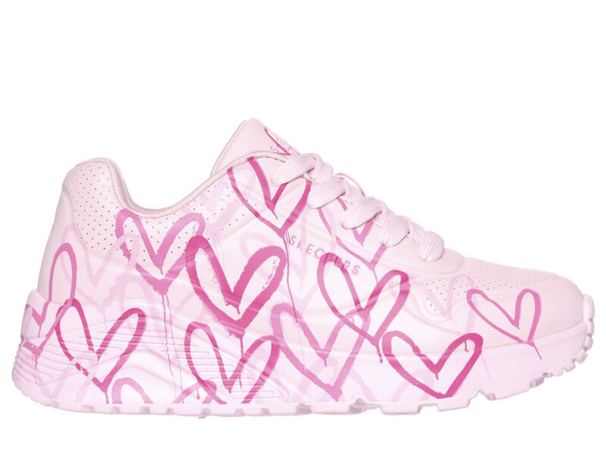 Buty dziecięce Skechers 314065LLPMT UNO LITE SPREAD THE JOY Różowe