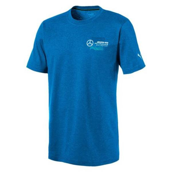 Koszulka męska Puma 57780704 MAPM LOGO Niebieska