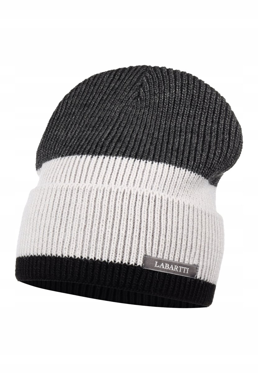 Labartti Czapka Męska Beanie Jesienno Zimowa