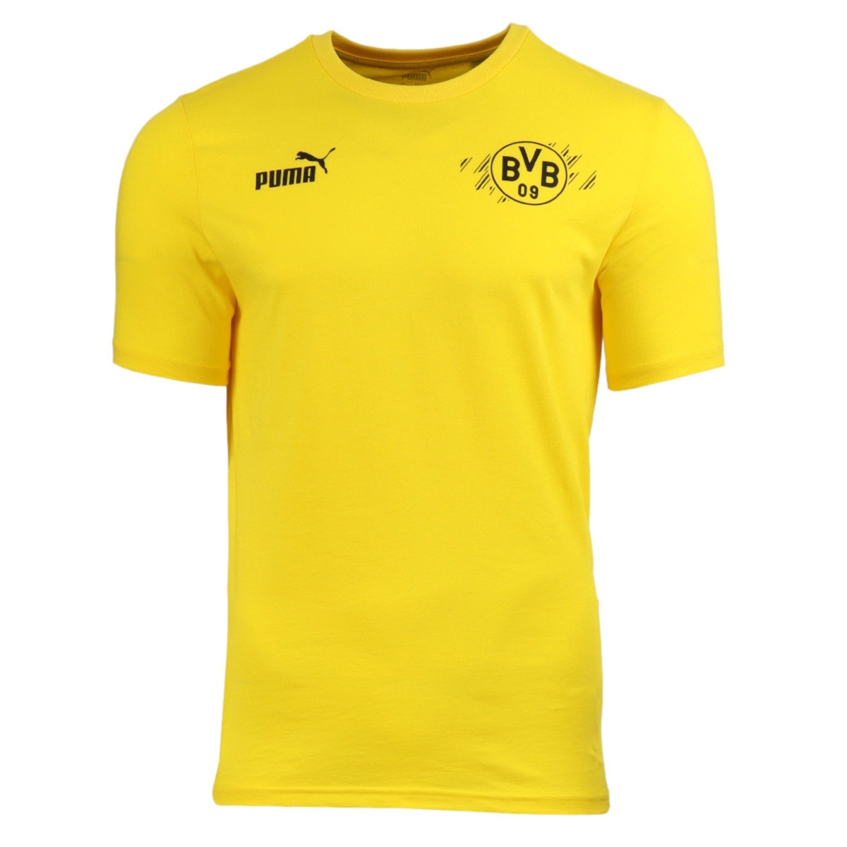 Koszulka męska Puma 77774101 BVB FTBL CULTURE Żółta