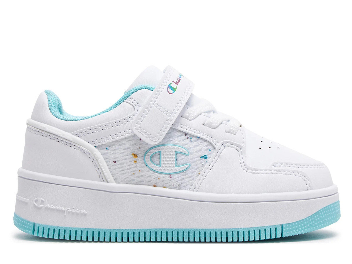Buty dziecięce Champion S32851WW011 REBOUND PLATFORM ABSTRACT G PS Białe