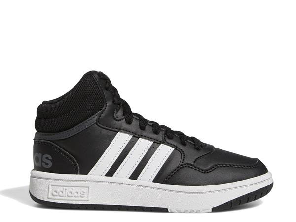 Buty dziecięce adidas Core GW0402 HOOPS MID 3.0 Czarne