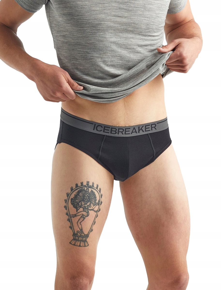 Icebreaker Męskie Slipy Wełna Merino Anatomica Rozmiar S