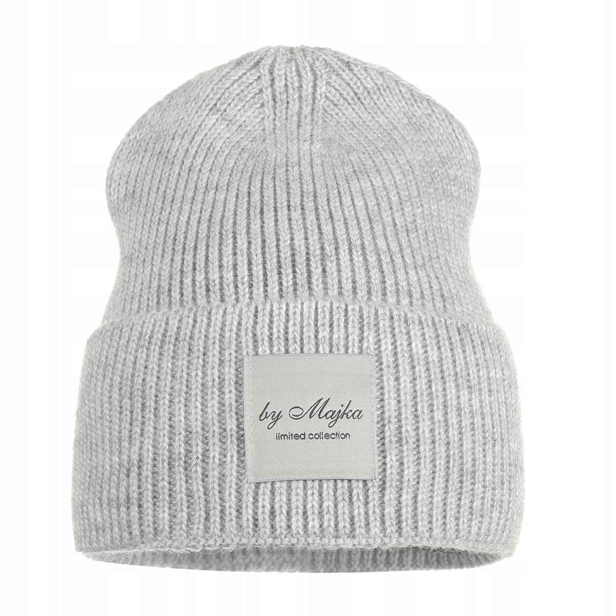 Czapka Damska Beanie Zimowa Jasno Szara Majka