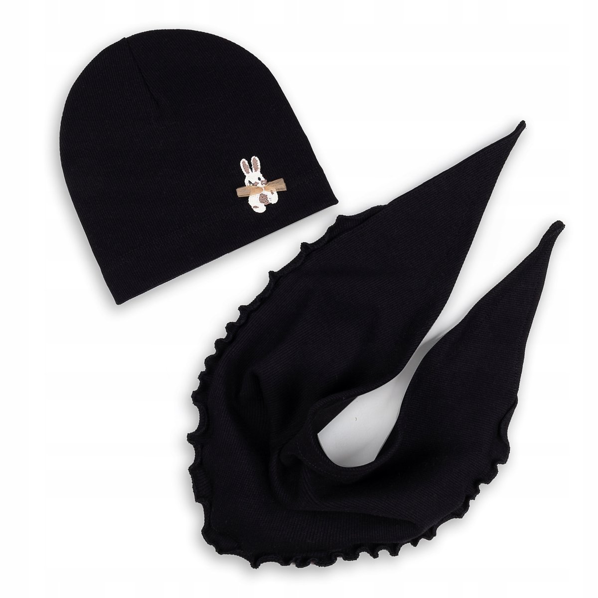 KOMPLET WIOSENNY JESIENNY CZAPKA + CHUSTA CHUSTKA DLA DZIEWCZYNKI 44-48