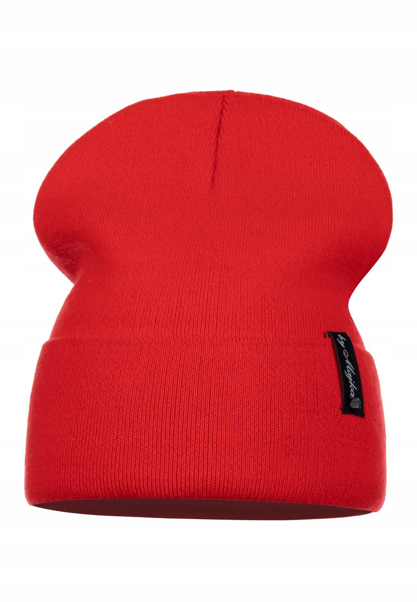Czapka Damska Zimowa Jesienna Ciepła Na Zimę Wywijana Polska Marka Czerwona