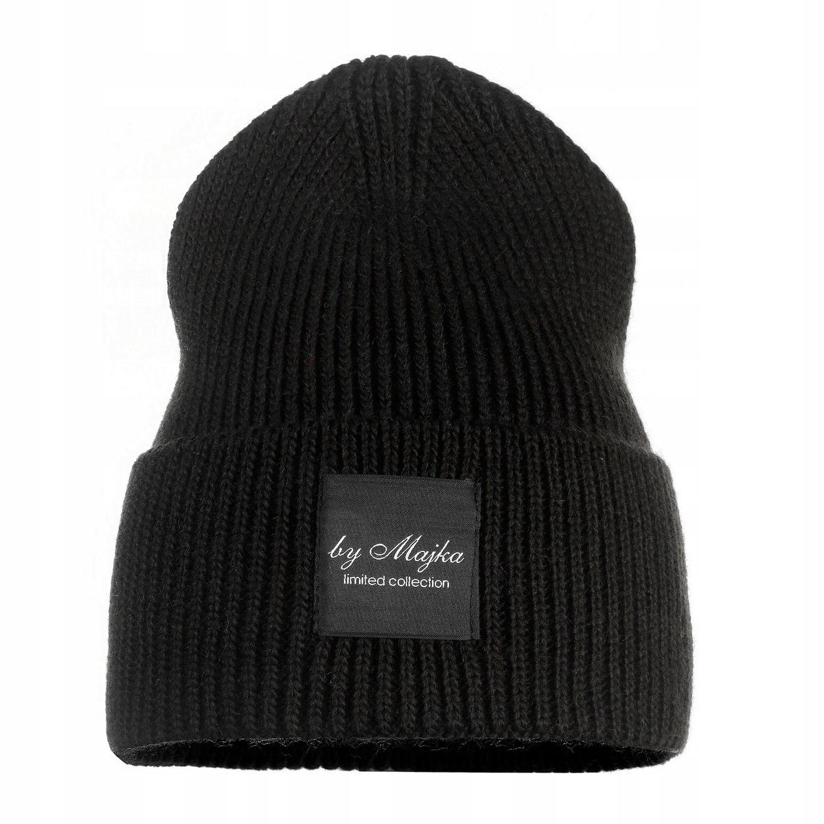 Czapka Damska Beanie Zimowa Czarna Majka