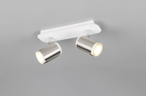 Gillan lampa sufitowa (spot) 2xGU10 biała/nikiel 814500207