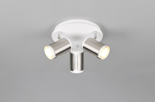 Gillan lampa sufitowa (spot) 3xGU10 biała/nikiel 814530307