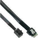InLine InLine 27643B 24Gbits Kabel Slim-SAS 4iSFF-8654 auf Mini-SAS-HDSFF-8643 100cm