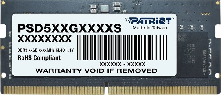 Patriot Signature SODIMM DDR5 16 GB 5600 MHz CL46 P516G56081S-HY