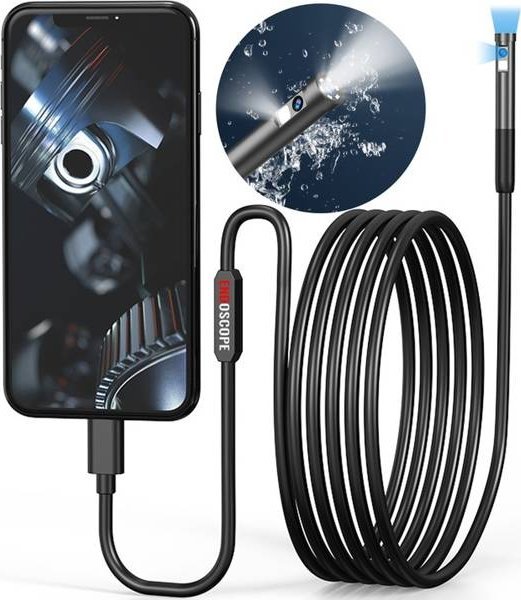 Inskam Kamera INSPEKCYJNA DUO ENDOSKOP 2M 7LED 2xFHD WIFI