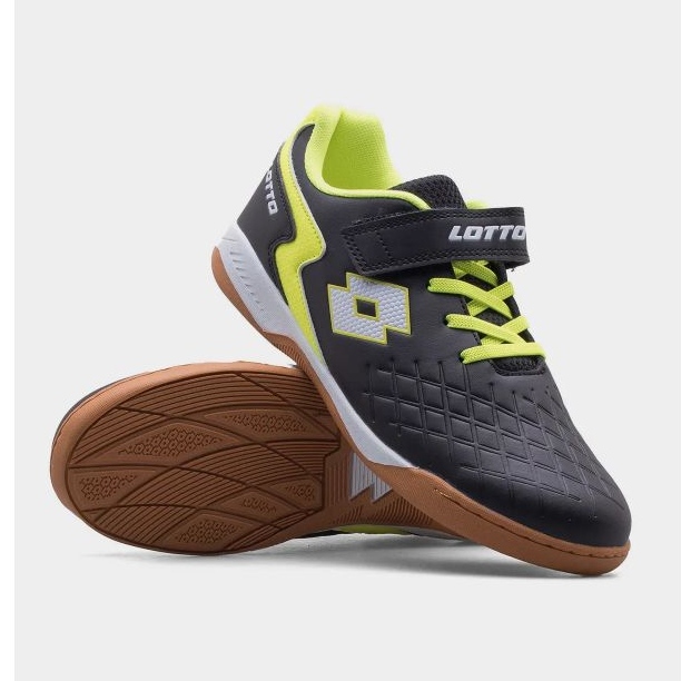Buty piłkarskie Lotto Dasher T Jr 2600920T-1124 czarne